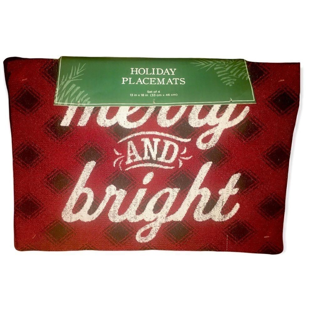 CHRISTMAS farmhouse style placemats